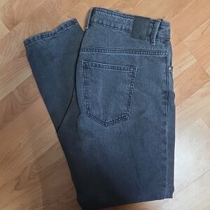 Zara Woman's Dark Gray Straight Jeans